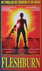 Fleshburn - French VHS movie cover (xs thumbnail)