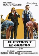 Il padrone e l&#039;operaio - Spanish Movie Poster (xs thumbnail)