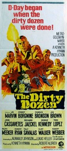 The Dirty Dozen - Australian Movie Poster (xs thumbnail)