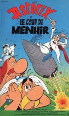 Ast&eacute;rix et le coup du menhir - French VHS movie cover (xs thumbnail)