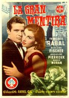 Gran mentira, La - Spanish Movie Poster (xs thumbnail)