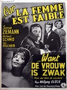 Denn das Weib ist schwach - Belgian Movie Poster (xs thumbnail)