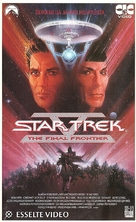 Star Trek: The Final Frontier - Finnish VHS movie cover (xs thumbnail)