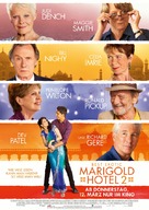 The Second Best Exotic Marigold Hotel - German Movie Poster (xs thumbnail)