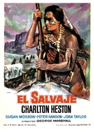 The Savage - Spanish Movie Poster (xs thumbnail)