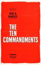 The Ten Commandments - Advance movie poster (xs thumbnail)
