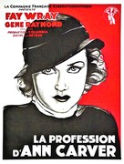 Ann Carver&#039;s Profession - French Movie Poster (xs thumbnail)