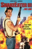 Snake Eater III: His Law - Dutch Movie Cover (xs thumbnail)