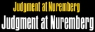 Judgment at Nuremberg - Logo (xs thumbnail)