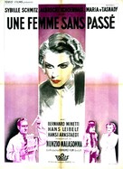 Die Frau ohne Vergangenheit - French Movie Poster (xs thumbnail)
