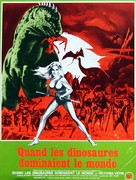 When Dinosaurs Ruled the Earth - French Movie Poster (xs thumbnail)