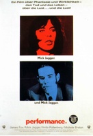 Performance - German Movie Poster (xs thumbnail)