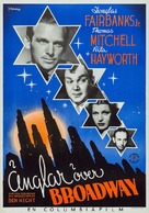 Angels Over Broadway - Swedish Movie Poster (xs thumbnail)