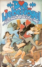 Die Liebesv&ouml;gel - K&uuml;ss mich da, wo ich es mag... - German VHS movie cover (xs thumbnail)