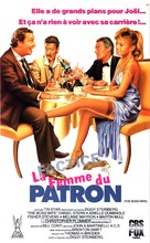 The Boss&#039; Wife - French VHS movie cover (xs thumbnail)