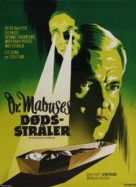 Die Todesstrahlen des Dr. Mabuse - Danish Movie Poster (xs thumbnail)