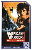 American Ninja 3: Blood Hunt - Norwegian VHS movie cover (xs thumbnail)