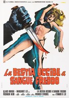 La bestia uccide a sangue freddo - Italian Movie Poster (xs thumbnail)