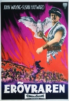The Conqueror - Swedish Movie Poster (xs thumbnail)