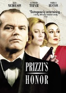Prizzi's Honor - British DVD movie cover (xs thumbnail)