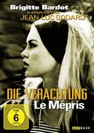 Le m&eacute;pris - German DVD movie cover (xs thumbnail)