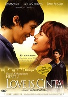 Love Is Cinta - Indonesian DVD movie cover (xs thumbnail)