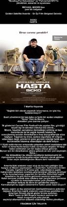 Sicko - Turkish Movie Poster (xs thumbnail)