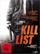 Kill List - German DVD movie cover (xs thumbnail)
