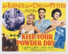 Keep Your Powder Dry - Movie Poster (xs thumbnail)