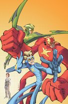 &quot;Stretch Armstrong &amp; the Flex Fighters&quot; - Key art (xs thumbnail)