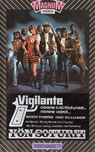 Vigilante - Finnish VHS movie cover (xs thumbnail)