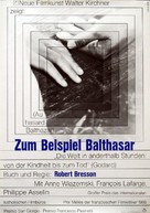 Au hasard Balthazar - German Movie Poster (xs thumbnail)