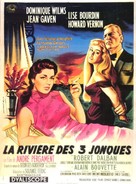 La rivi&egrave;re des 3 jonques - French Movie Poster (xs thumbnail)