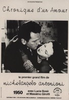 Cronaca di un amore - French Movie Poster (xs thumbnail)