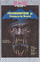 Frankenstein and the Monster from Hell - Finnish VHS movie cover (xs thumbnail)