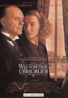 The Remains of the Day - German Movie Poster (xs thumbnail)