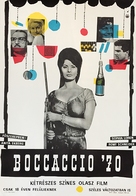 Boccaccio &#039;70 - Hungarian Movie Poster (xs thumbnail)