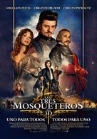 The Three Musketeers - Colombian Movie Poster (xs thumbnail)