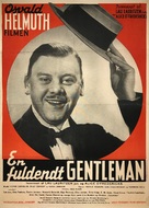 En fuldendt gentleman - Danish Movie Poster (xs thumbnail)