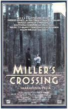 Miller&#039;s Crossing - Finnish VHS movie cover (xs thumbnail)