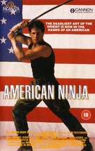 American Ninja - British VHS movie cover (xs thumbnail)