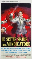 Sette spade del vendicatore, Le - Italian Movie Poster (xs thumbnail)