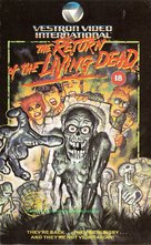 The Return of the Living Dead - British VHS movie cover (xs thumbnail)