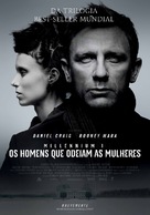 The Girl with the Dragon Tattoo - Portuguese Movie Poster (xs thumbnail)
