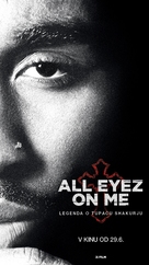 All Eyez on Me - Slovenian Movie Poster (xs thumbnail)