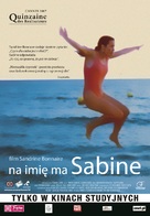 Elle s&#039;appelle Sabine - Polish Movie Poster (xs thumbnail)