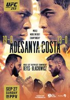 UFC 253: Adesanya vs. Costa - International Movie Poster (xs thumbnail)