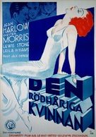 Red-Headed Woman - Swedish Movie Poster (xs thumbnail)