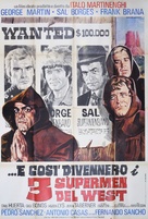 ...e cos&igrave; divennero i 3 supermen del West - Italian Movie Poster (xs thumbnail)