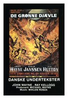 The Green Berets - Danish VHS movie cover (xs thumbnail)
